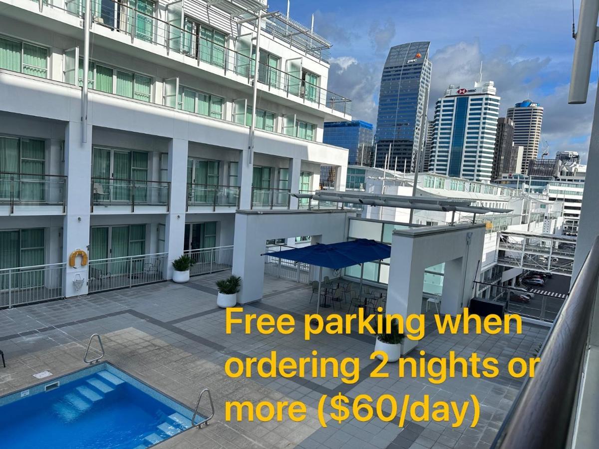 Waterfront Seaview Hotel Apartment - Same Building Block As Auckland Hilton 외부 사진