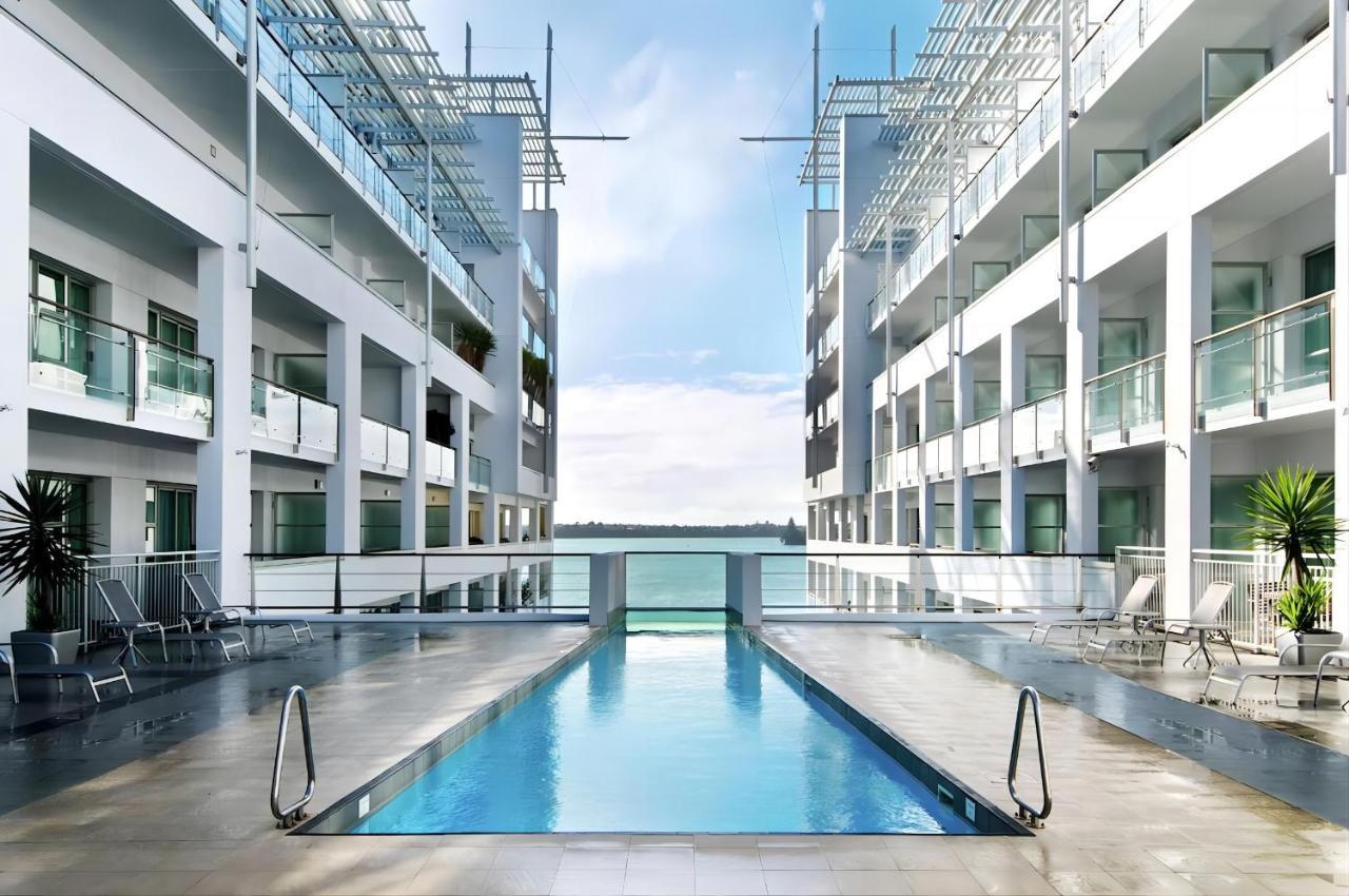 Waterfront Seaview Hotel Apartment - Same Building Block As Auckland Hilton 외부 사진