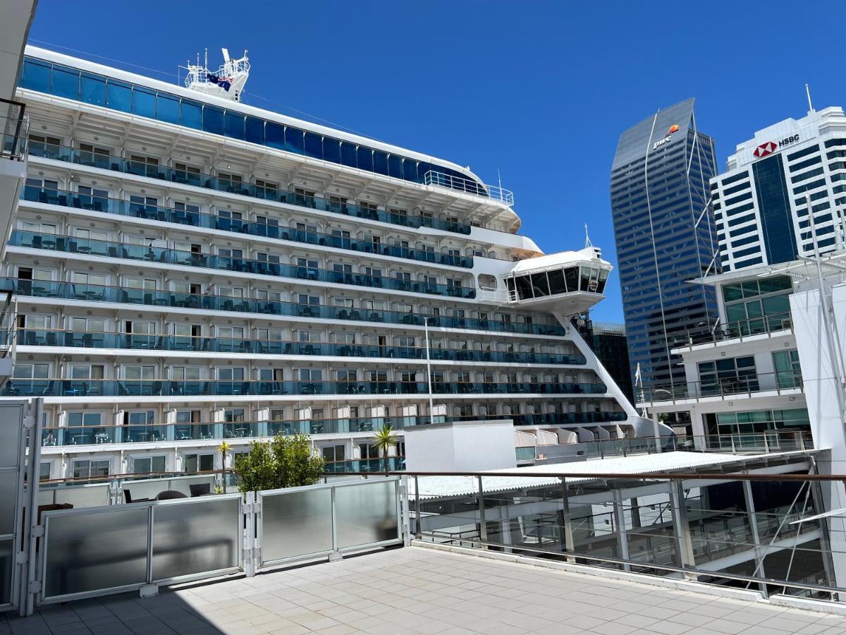 Waterfront Seaview Hotel Apartment - Same Building Block As Auckland Hilton 외부 사진