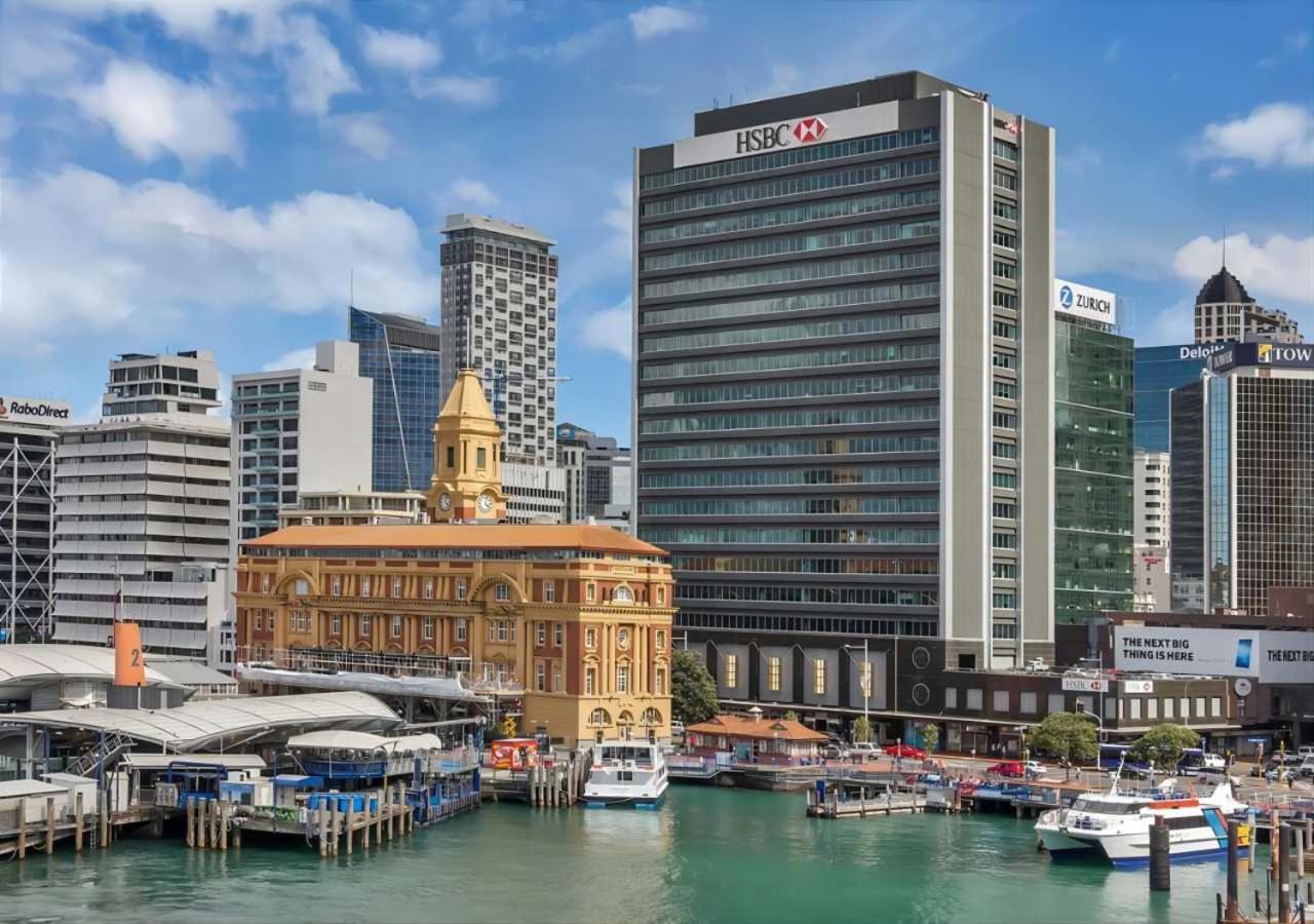 Waterfront Seaview Hotel Apartment - Same Building Block As Auckland Hilton 외부 사진