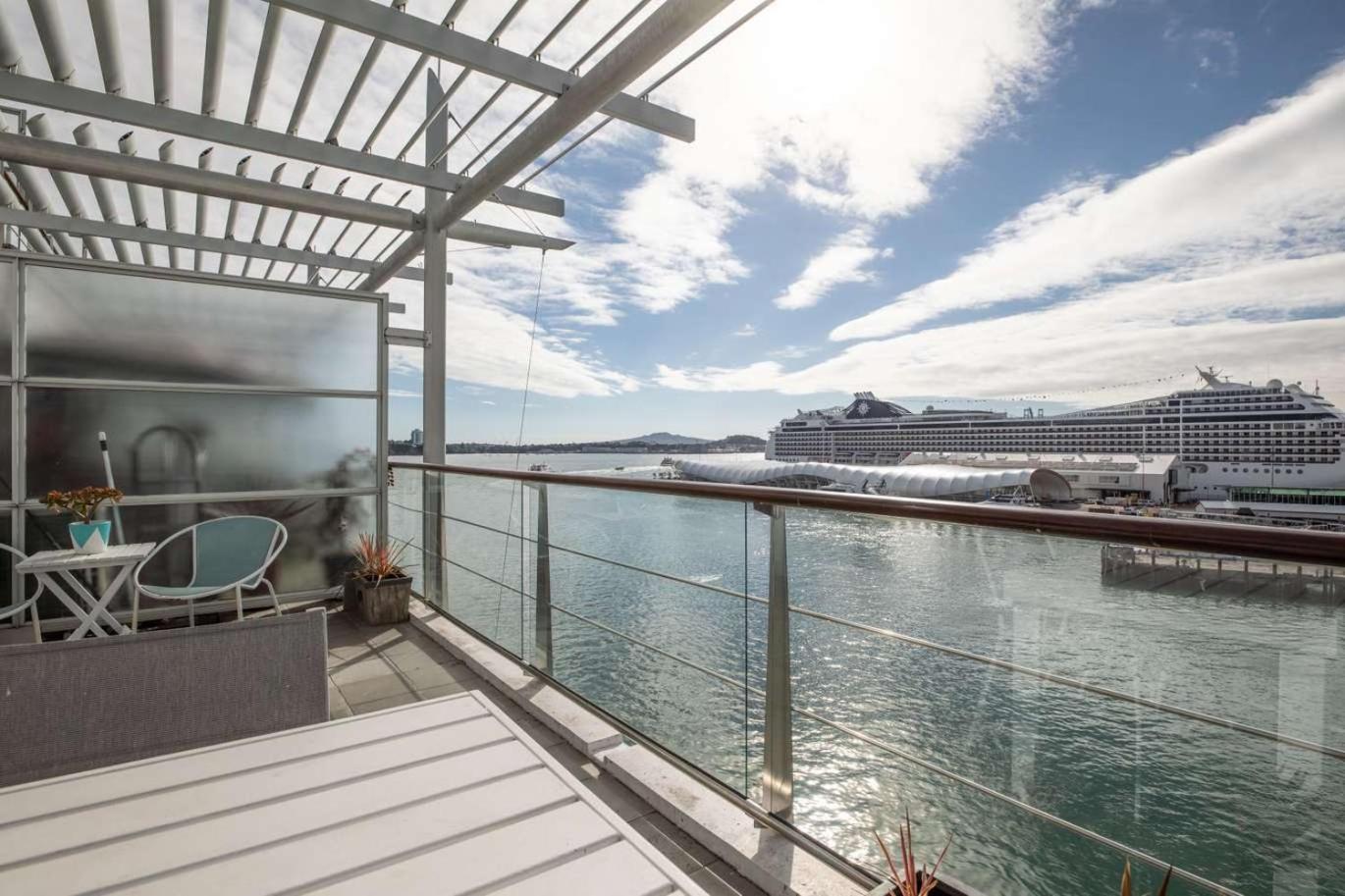 Waterfront Seaview Hotel Apartment - Same Building Block As Auckland Hilton 외부 사진